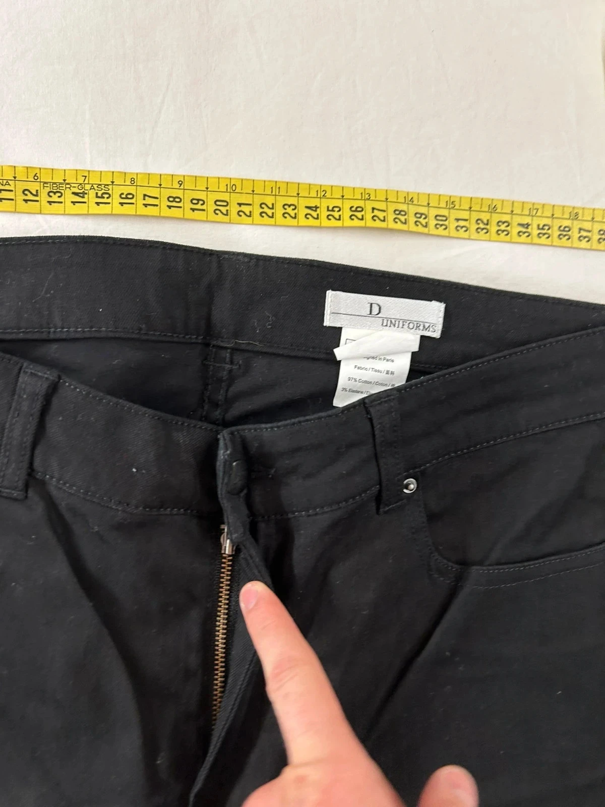 Vintage zwarte d uniforms jeans – photo 6